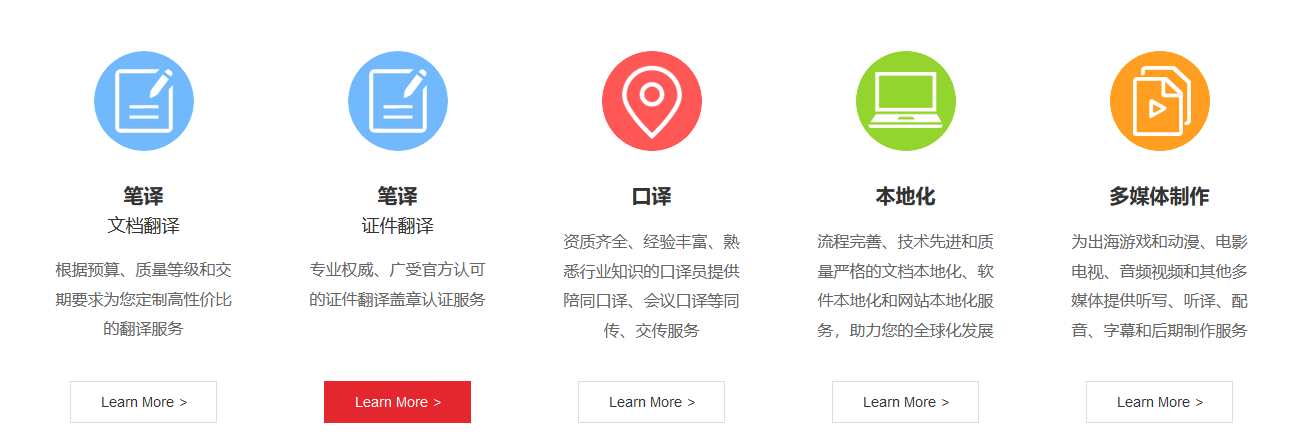 杭州翻譯公司服務(wù)項(xiàng)目